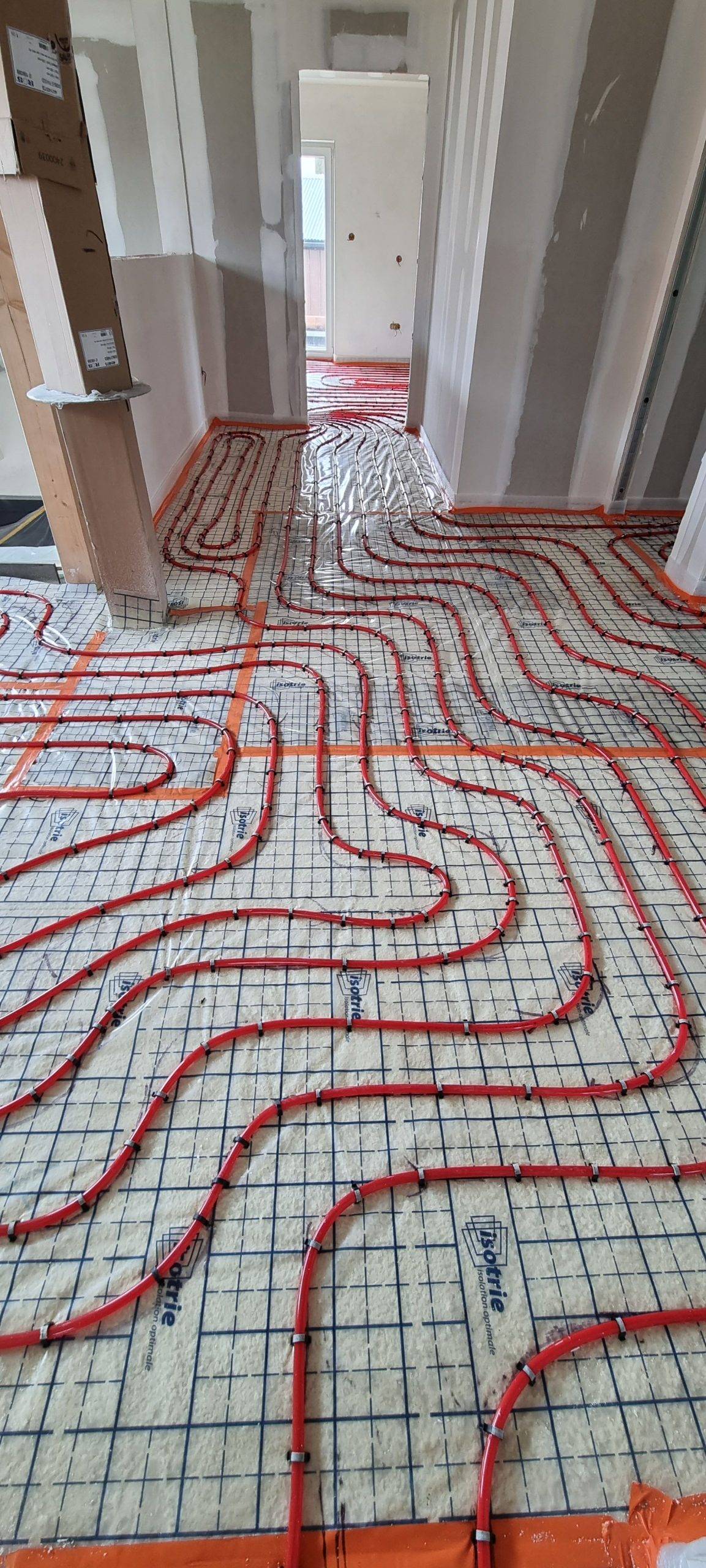 Réalisation d&#8217;un plancher chauffant Mulhouse 2
