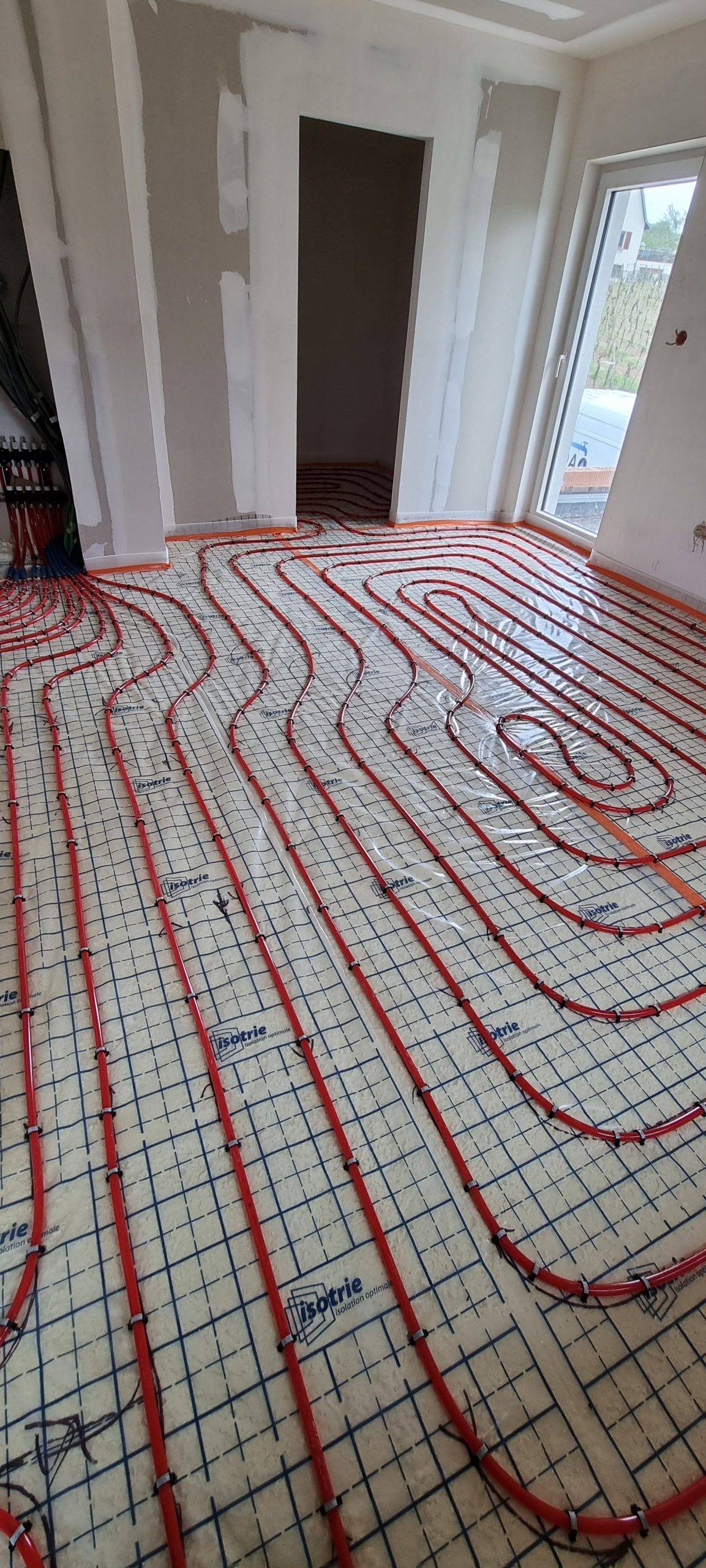 Réalisation d&#8217;un plancher chauffant Rixheim 1